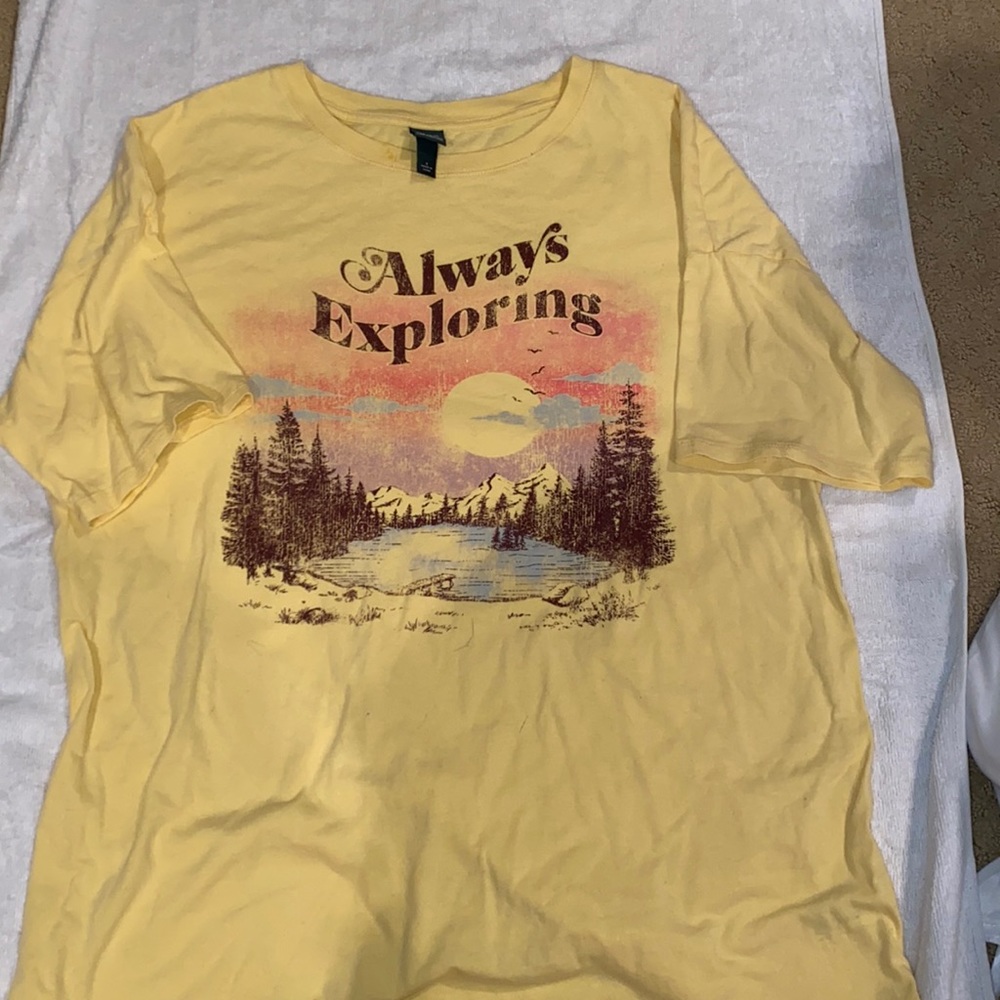 wild fable “always exploring” t-shirt